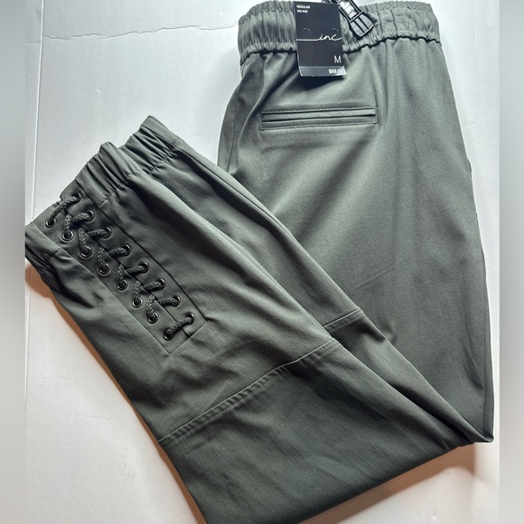 INC International Concepts Olive Jogger Pants - Picture 13 of 13